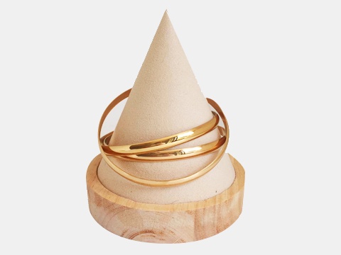 Set 3 aros dorados 6.5cm*5mm