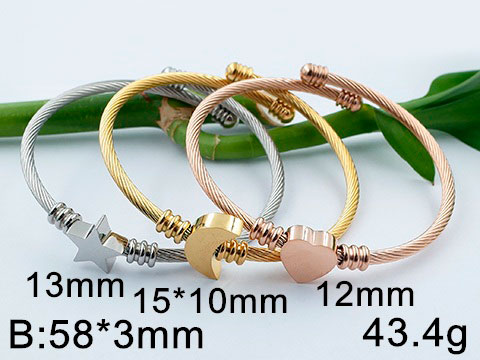 Set de 3 Brazaletes 3 tonos