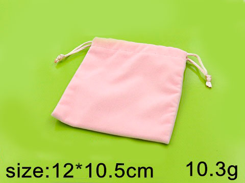 Paq 100 bolsas Suede Rosa 12*10.5cm