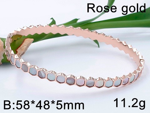 Aros Rose Gold con Nácar