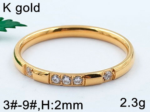 Anillo tipo argollas delgada con circonias