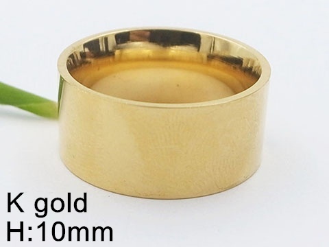 Argolla dorada lisa 10mm