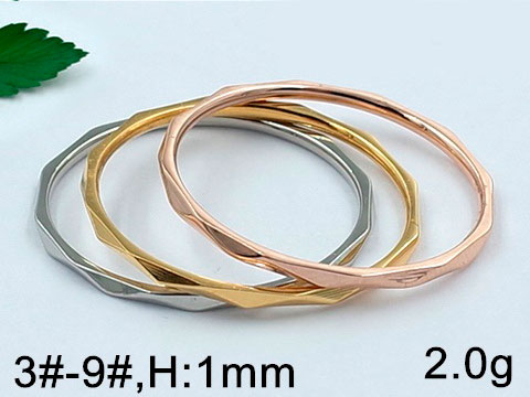 Set de finas argollas 3 tonos