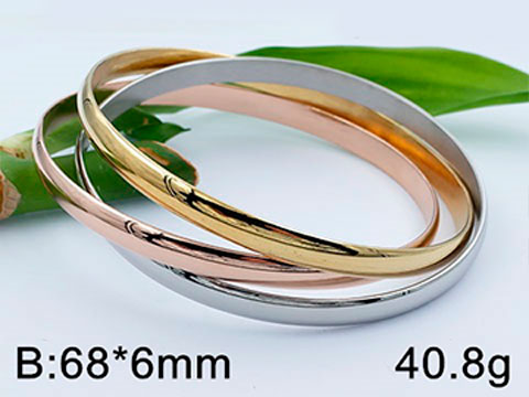Set 3 brazaletes 3 tonos 6.8cm*6mm