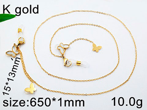 Cadenas Porta lentes mariposas nácar