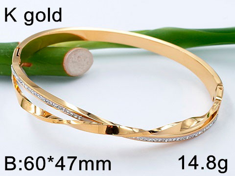 Brazalete dorado díametro 6cm