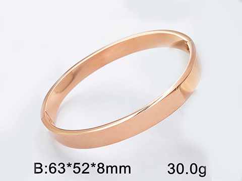 Brazalete rose gold 8mm* 6.3cm