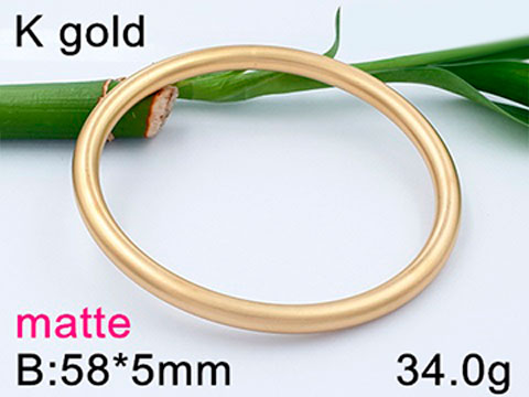 Aro dorado acabado mate 5.8cm